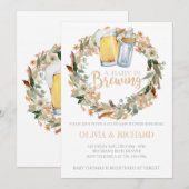 Herfst Baby is de Uitnodiging van het Baby shower (Voorkant / Achterkant)