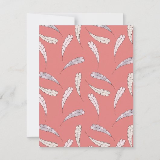 Herfst Baby Meisje Kleine Kalkoen Bedankkaart Kaart (Achterkant)