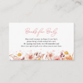 Herfst Baby shower boeken voor Baby behuizing Kaar Informatiekaartje (Voorkant)