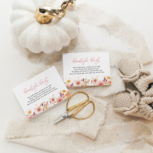 Herfst Baby Shower Boeken Voor Baby Bijlagekaart