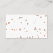 Herfst Baby shower Boeken voor Baby Informatiekaartje (Achterkant)