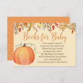 Herfst Baby shower Boeken voor Baby Kaarten (Voorkant / Achterkant)