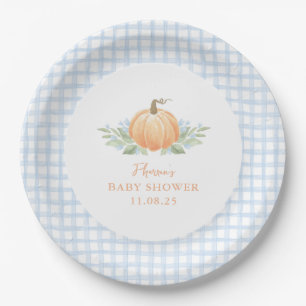 Herfst Baby shower Borden Pompoen Papieren Bordje