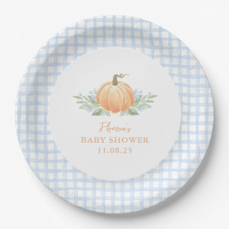 Herfst Baby shower Borden | Pompoen Papieren Bordje