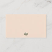 Herfst Baby shower Diaper Raffle Kaart (Achterkant)