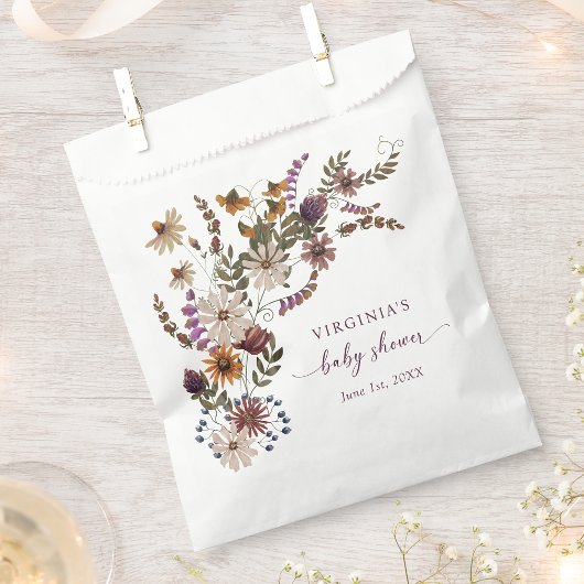 Herfst Baby Shower Favor Zakje