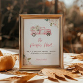 Herfst Baby shower Game Poster Pacifier Hunt