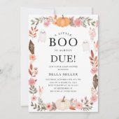 Herfst Baby shower Halloween uitnodiging (Voorkant)