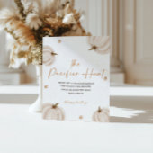 Herfst Baby shower Het Pacifier Hunt Teken Poster