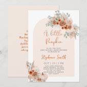 Herfst Baby shower Kaart (Voorkant / Achterkant)