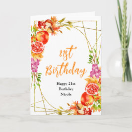 Herfst Baby Shower Kaart