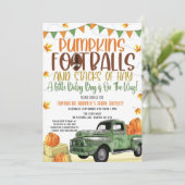 Herfst Baby shower Kaart (Staand voorkant)