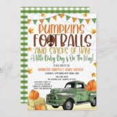 Herfst Baby shower Kaart (Voorkant / Achterkant)