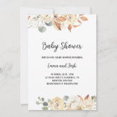 Herfst Baby shower Kaart (Voorkant)