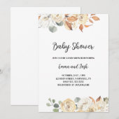 Herfst Baby shower Kaart (Voorkant / Achterkant)