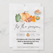 Herfst Baby shower, kleine pompoen, genderneutraal Kaart (Voorkant)