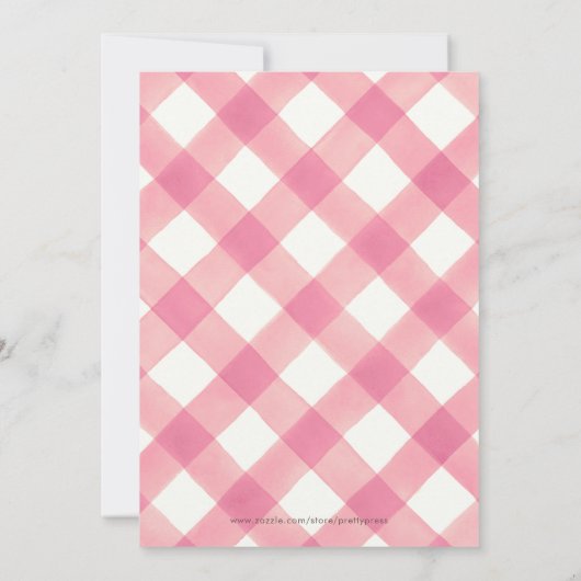 Herfst Baby shower Kleine Pompoen Nodig Sjabloon u Kaart (Achterkant)