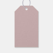 Herfst Baby shower Little Boo Pumpkin Cadeaulabel (Achterkant)