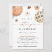 Herfst Baby shower | Little Cutie Pie Kaart (Voorkant)