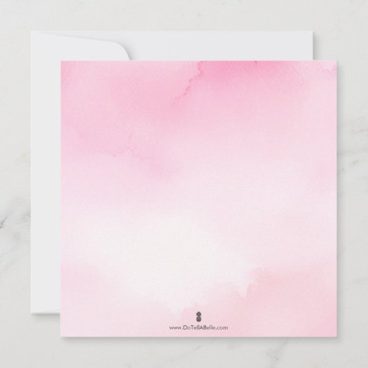 Herfst Baby shower Little Pumpkin Sip and See Kaart (Achterkant)