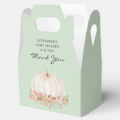 Herfst Baby shower pompoen Bedankdoosjes (Geopend)