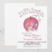 Herfst Baby shower pompoen Kaart (Voorkant / Achterkant)