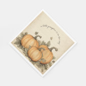 Herfst Baby shower pompoen patch Servet (Hoek)