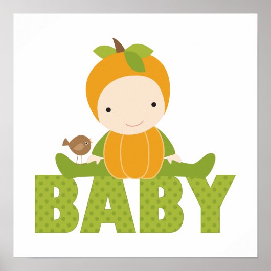 Herfst Baby shower Poster (Voorkant)