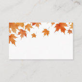 Herfst Baby shower raad eens hoeveel games Informatiekaartje (Achterkant)