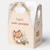 Herfst Baby shower Schattige Fox Pampas Pompoen Fa Bedankdoosjes (Geopend)