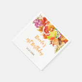 Herfst Baby Shower Servet (Hoek)