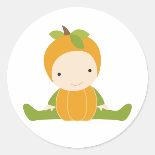 Herfst Baby shower Stickers (Voorkant)