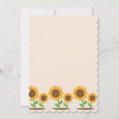 Herfst Baby shower (Thankful) Kaart (Achterkant)