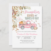 Herfst Baby Shower Uitnodiging (Voorkant)