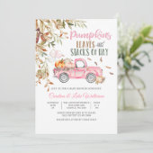 Herfst Baby Shower Uitnodiging (Staand voorkant)