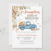 Herfst Baby Shower Uitnodiging (Voorkant)