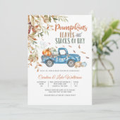 Herfst Baby Shower Uitnodiging (Staand voorkant)