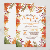 Herfst Baby Shower Uitnodiging (Voorkant / Achterkant)