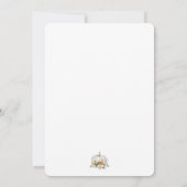 Herfst Baby shower Uitnodiging Neutrale Alle Kleur (Achterkant)