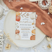 Herfst baby shower Uitnodiging Pompoen