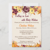 Herfst Baby Shower Uitnodigingen - Herfst in Liefd (Voorkant)