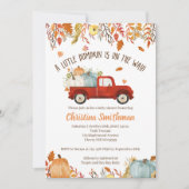 Herfst Baby Shower-uitnodigingen voor een jongen Kaart (Voorkant)