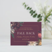 Herfst Back Business Realtor Mailer Briefkaart (Staand voorkant)
