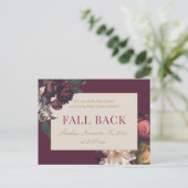 Herfst Back Business Realtor Mailer Briefkaart (Staand voorkant)