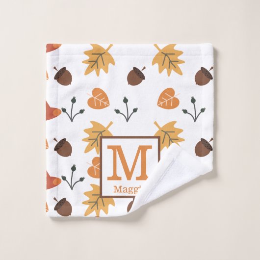 Herfst badhanddoek set bad handdoek (Wasdoekje)