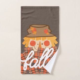 Herfst badkamerdecor handdoek