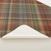 Herfst Baldcypress Sinaasappel, rood en groen plai Sherpa Deken (3/4)