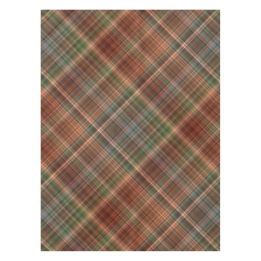 Herfst Baldcypress Sinaasappel, rood en groen plai Tafelkleed (Voorkant)