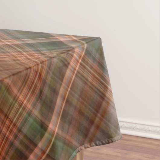 Herfst Baldcypress Sinaasappel, rood en groen plai Tafelkleed (Voorbeeld)