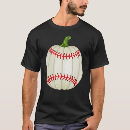 Herfst Ball Oktober Baseball is mijn favoriete sei T-shirt (Voorkant)